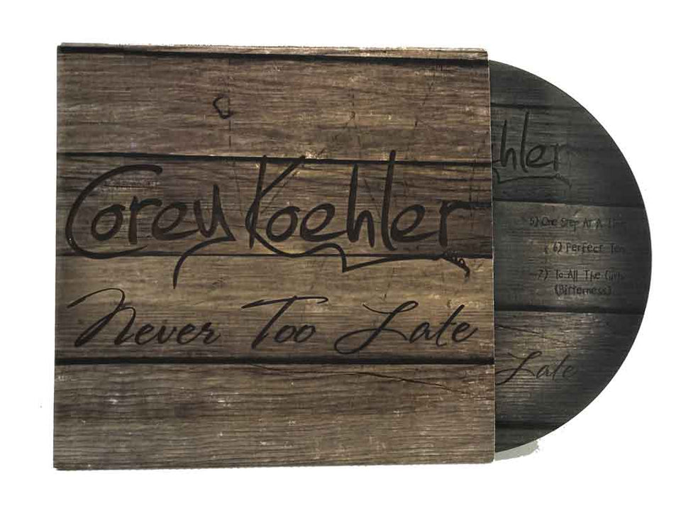 Never Too Late CD - Sleeve